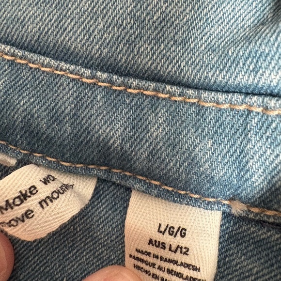 Roxy Denim Romper Left Behind Blue Women Large - Picture 7 of 10